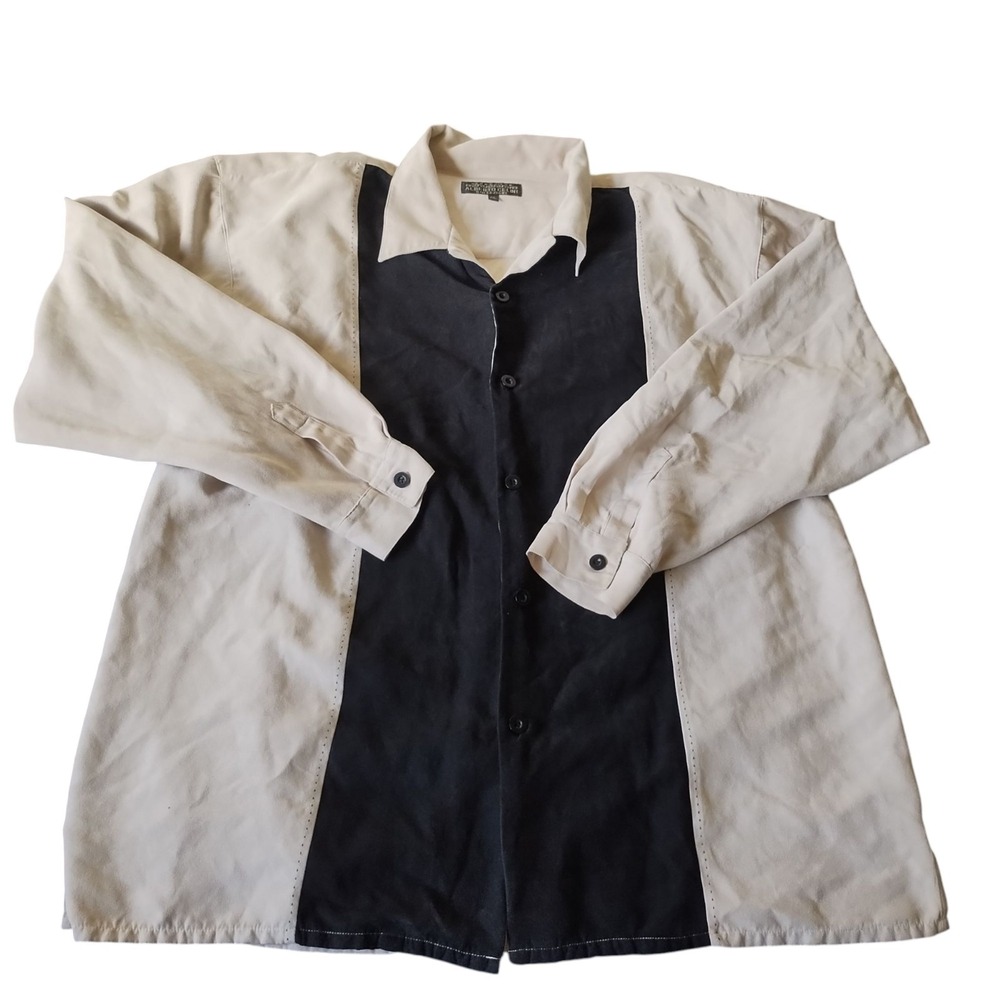 ALBERTO CELINI Collezione Italian Suede Shirt Long Sleeve Button Up 2XL